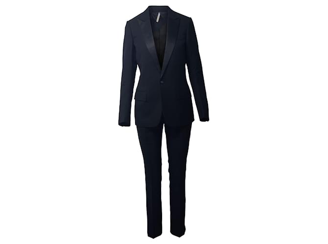 Dior Single-Breasted Classic Tuxedo in Black Virgin Wool  ref.715752