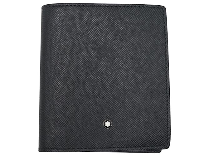 Montblanc Sartorial Geldbörse aus schwarzem Leder  ref.715781