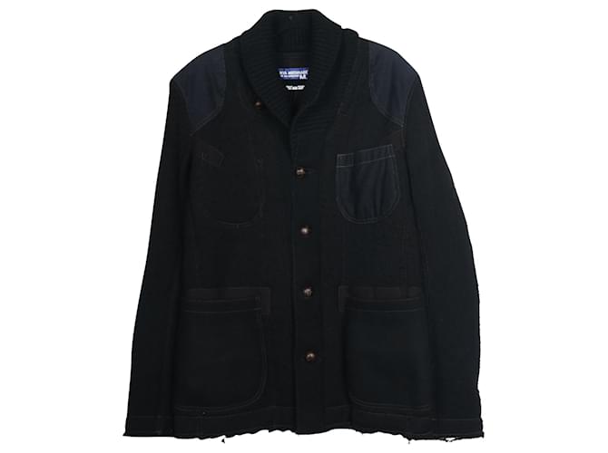 Autre Marque Junya Watanabe Comme Des Garcons Man Work Wear Jacket em lã preta Preto  ref.715791