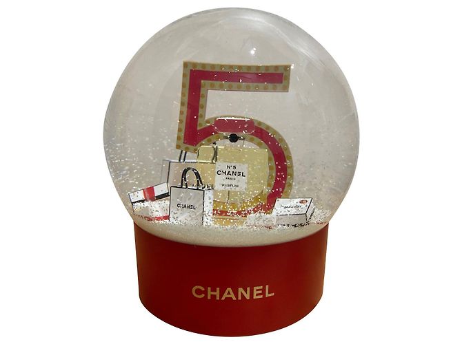 Cambon Chanel Schneeball Rot Glas