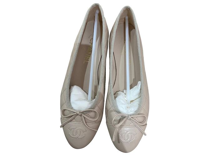 Cambon Chanel Bailarinas Beige