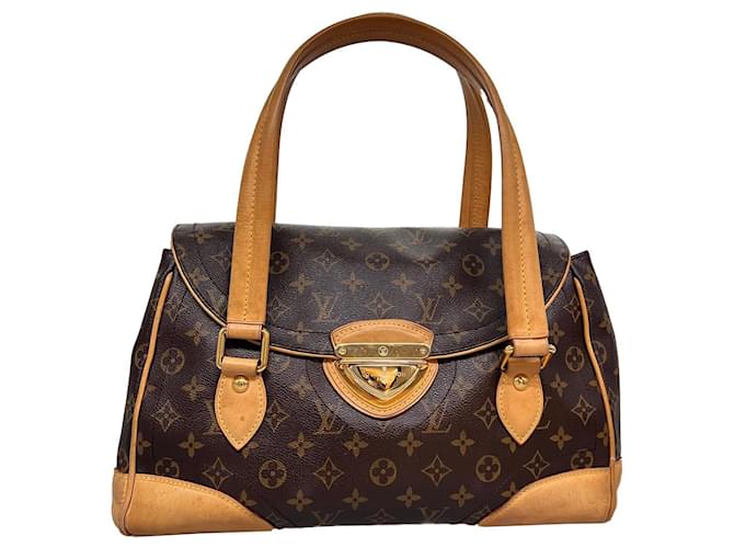 LOUIS VUITTON Monogram Beverly GM Umhängetasche M40120 LV Auth-Folge193 Leinwand  ref.716327