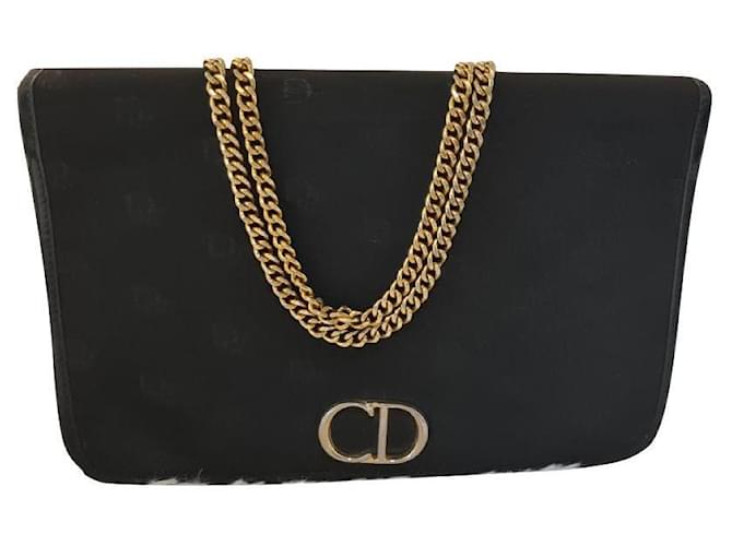 Christian Dior Handbags Black Cloth  ref.716676