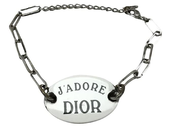 Christian Dior J'ADORE DIOR Armband Silber Hardware Geld  ref.716689