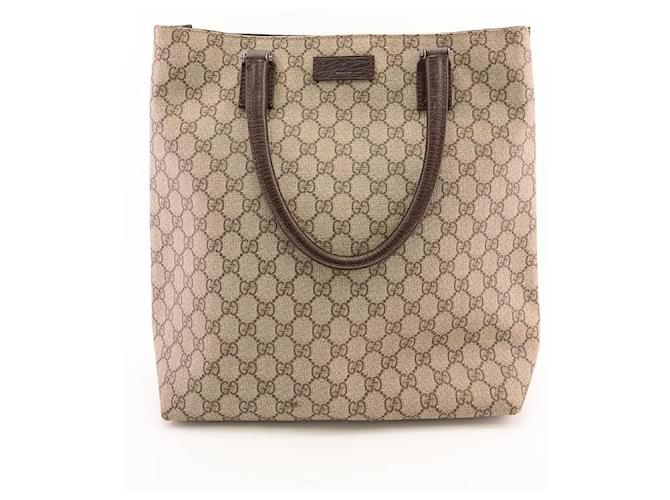 Gucci Tote Bag - Gucci Monogram Canvas Beige & Brown