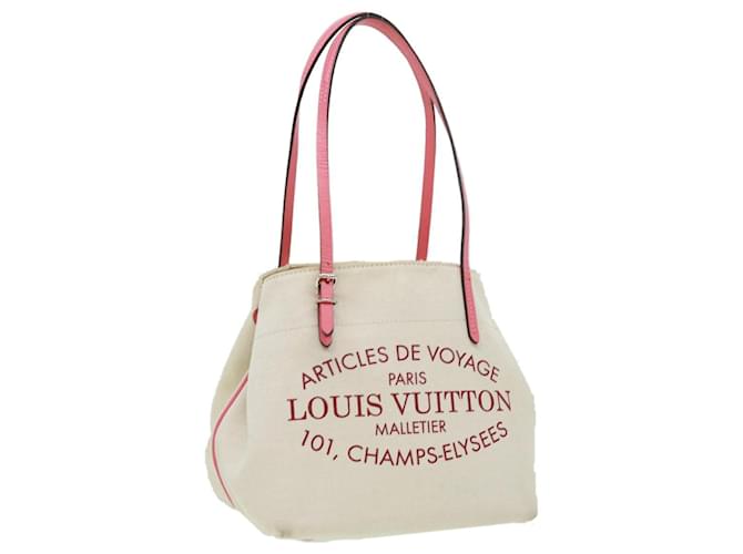 LOUIS VUITTON Cabas PM Shoulder Bag Pink M94505 LV Auth bs2921 Cloth  ref.716900 - Joli Closet