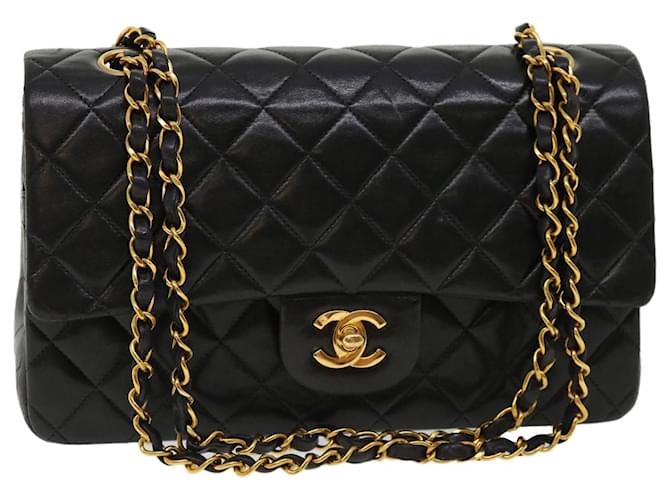Classique Chanel Timeless Cuir Noir  ref.717315