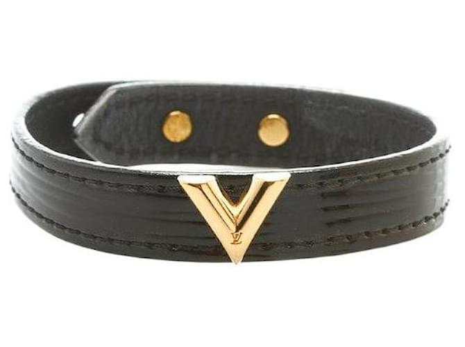 Louis Vuitton Noir Vernis Essential V Bracelet – The Closet