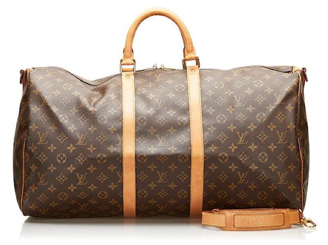 Louis Vuitton Waterproof Keepall Bandouliere 55 Duffle Bag with