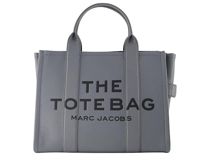 A sacola pequena - Marc Jacobs - Wolf Grey - Couro Cinza  ref.717727