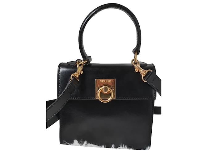 Celine Daoust Handbags Black Leather  ref.717745