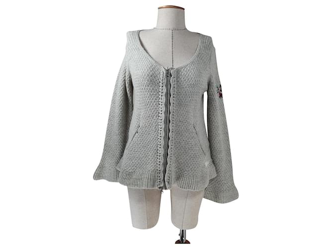 Odd Molly Knitwear Grey Wool Acrylic  ref.717763