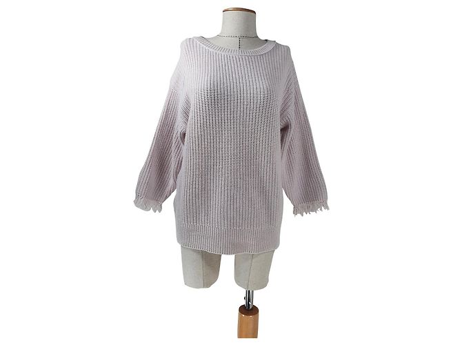 Hémisphère Wollpullover Hellrosa Pink 