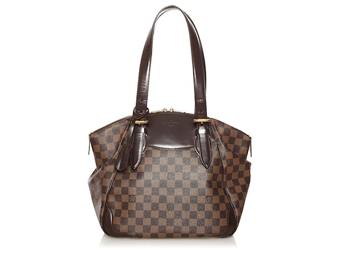 LOUIS VUITTON Damier Ebene Verona MM - The Purse Ladies