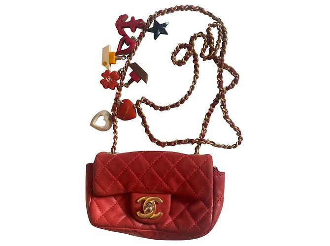 Chanel Borse Rosso Pelle