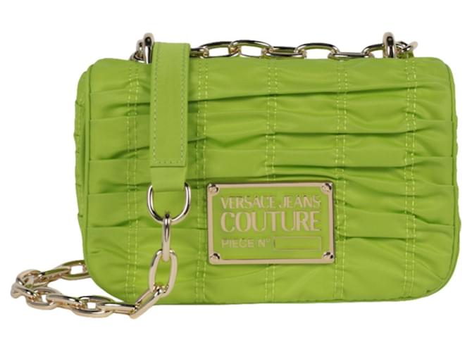 Versace Green Couture I Shoulder Bag