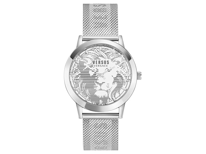 Versus Versace Barbes Domus Bracelet Watch Silvery Metallic  ref.718016