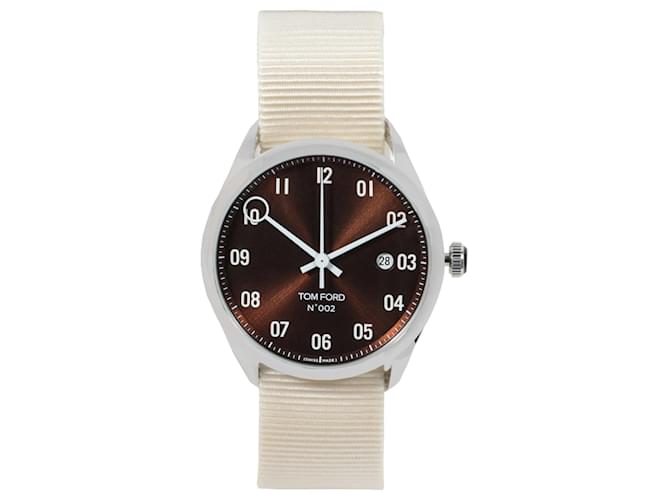 Tom Ford 002 Strap Watch Metallic  ref.718051