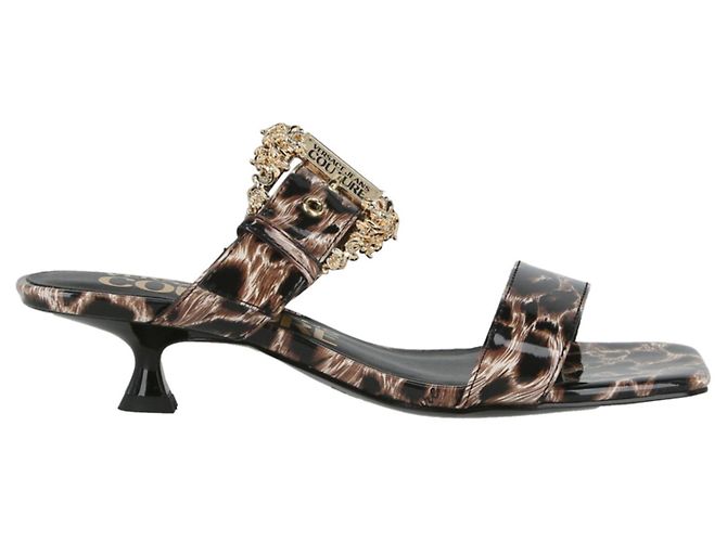 Versace Jeans Couture Versace Jeans Leopard-Print Mules