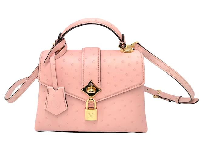 Louis Vuitton Rose des Ventes mini bag in pink ostrich Leather Ostrich  leather ref.718158 - Joli Closet