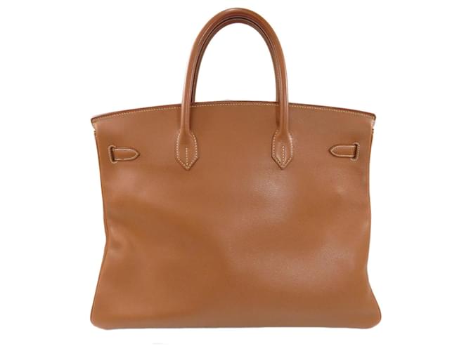 Hermès HERMES BIRKIN Braun Leder  ref.718285