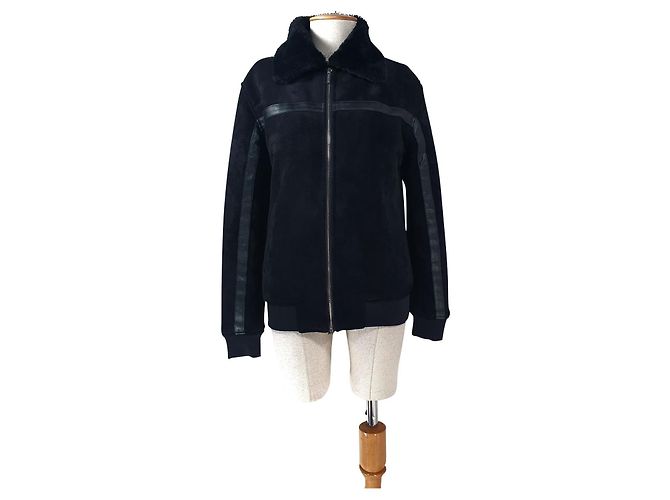 Autre Marque Black Jacket Polyester Elastane M