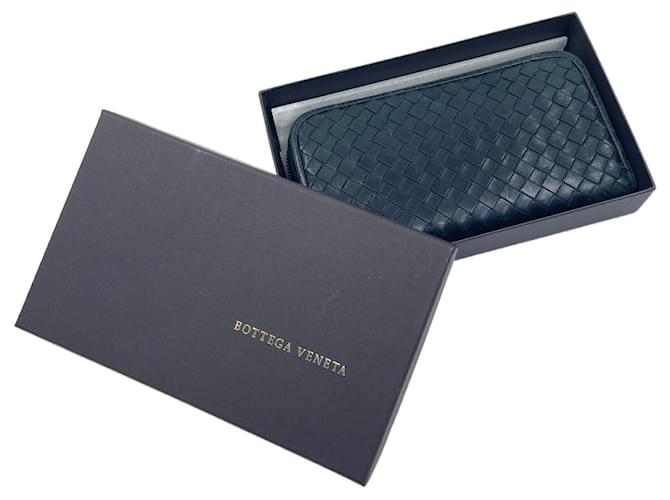 Chanel Brown Leather Bottega Veneta Wallet Black  ref.718896
