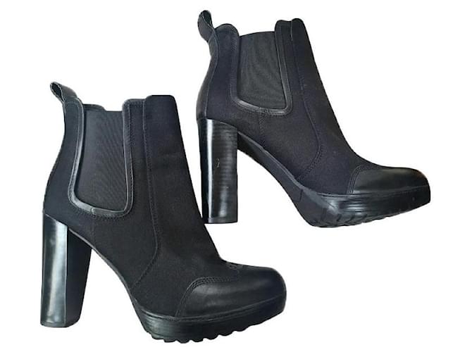 Autre Marque G-star Chelsea - as good as brand-new ankle boots. Size EU - 39, UK - 6 Black Leather  ref.718973