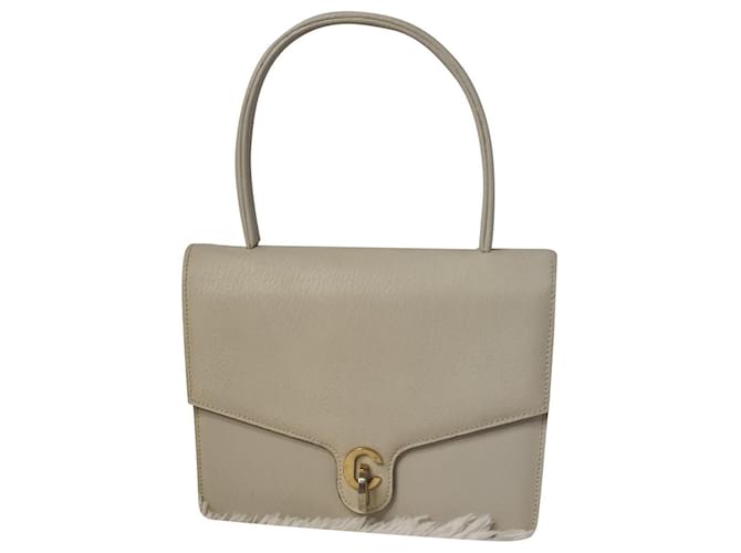 Christian Dior Handbags Cream Leather  ref.719002