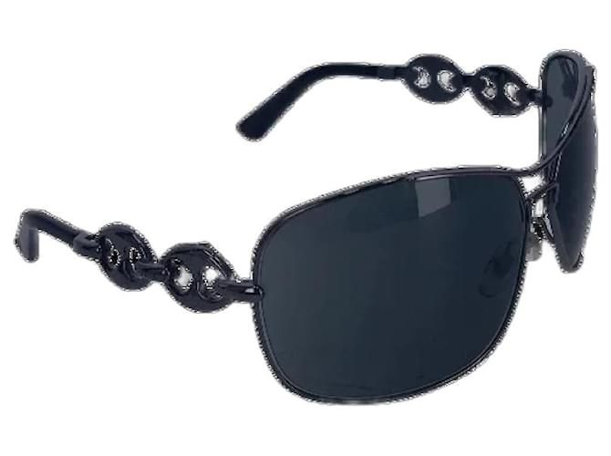 Óculos de sol Gucci de acetato preto  ref.719063