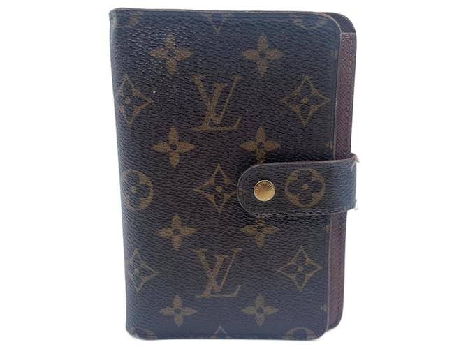 Brown Canvas Louis Vuitton Wallet Cloth  ref.719134
