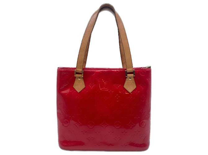 Red Leather Louis Vuitton Houston  ref.719135