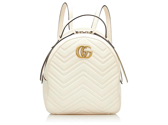 Mochila gucci blanca sale