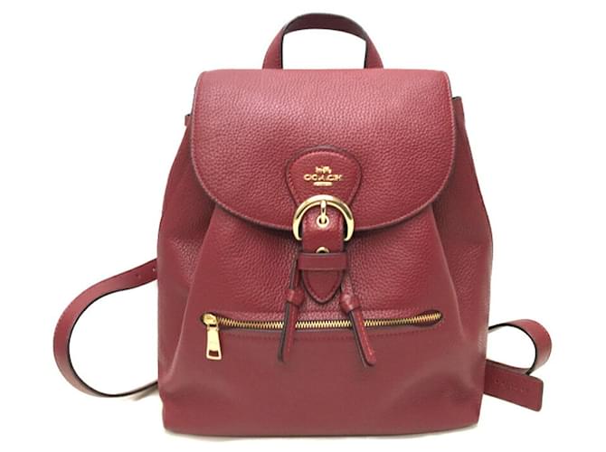 Coach Red Leather  ref.719892