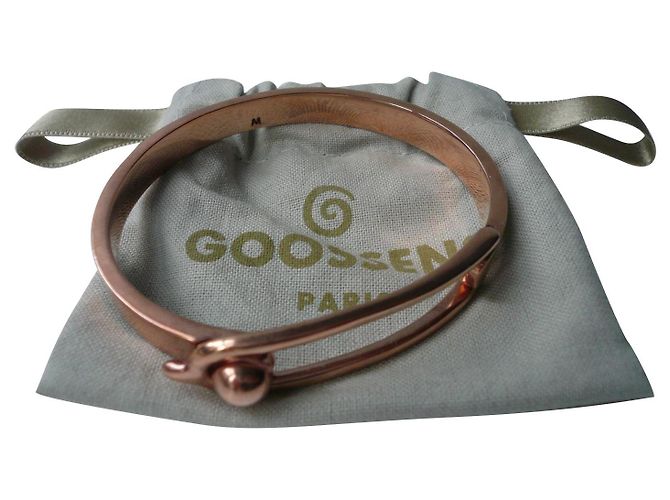 Pulseira de fivela de metal rosa GOOSSENS em muito bom estado / TM