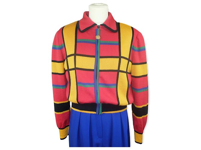 CÉLINE Strickwaren M Wolle Mehrfarben 