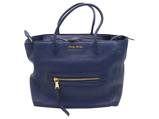 Miu Miu Madras 2 Way Leather Shoulder Bag For Women