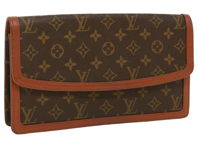 Louis Vuitton Monogram Pochette Dam GM Clutch Bag M51810