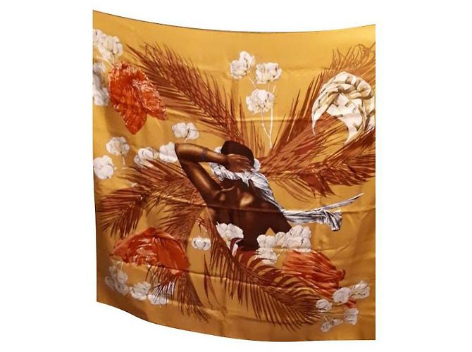 Sciarpa Hermès in seta multicolore 85x85 cm 