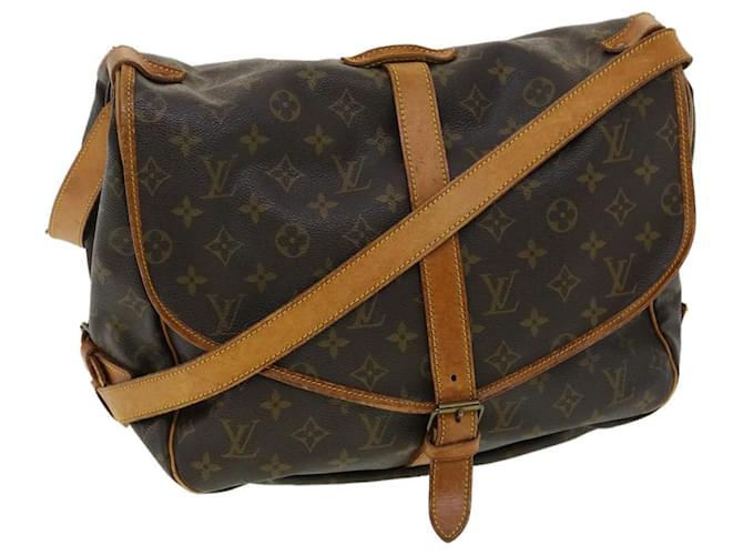 Louis Vuitton Monogram Saumur 35 Shoulder Bag M42254 LV Auth am3305 Cloth  ref.721288