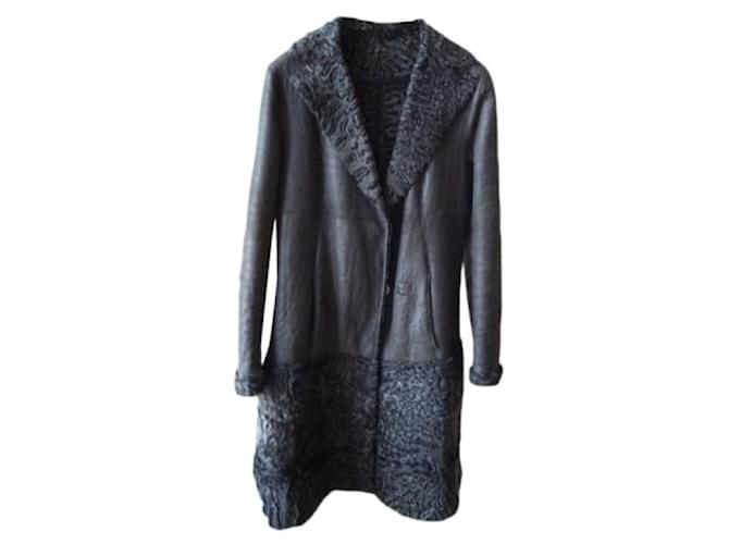 Fendi Coats, Outerwear Brown Fur  ref.721374