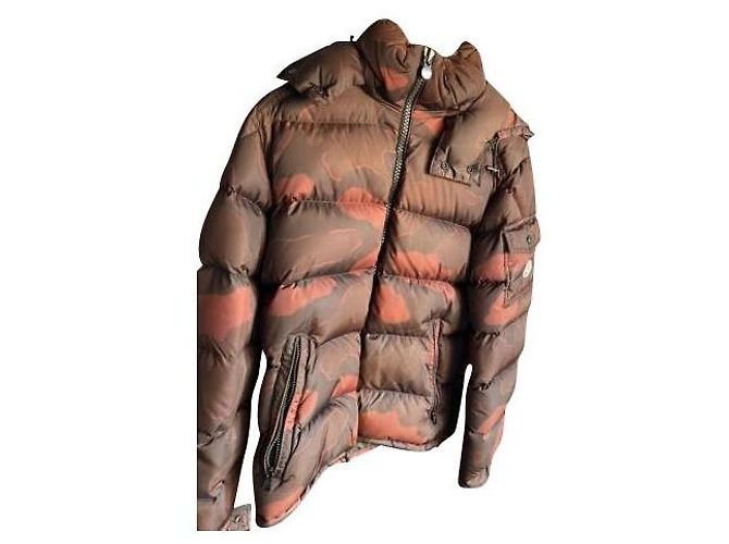 Moncler Maya Camo Edition Jacket Dark Brown