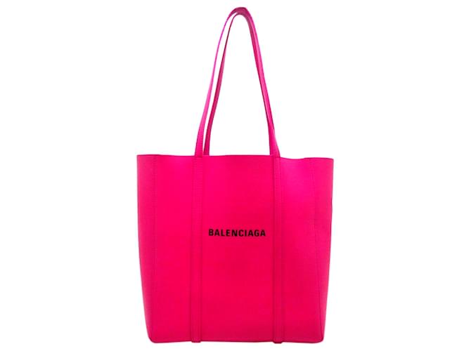 Balenciaga Pink Everyday XS Tote Leather Pony style calfskin ref.721463 Joli Closet