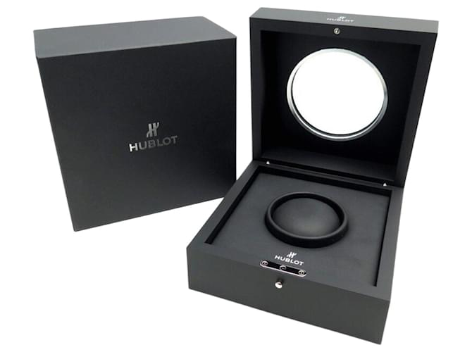 NEW BOX CASE FOR HUBLOT WATCH IN006 CLASSIC FUSION BIG BANG MP WATCH BOX Black Resin  ref.721845
