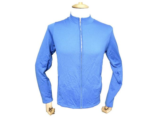 NEUE ROLEX M WATCH WESTE MIT REISSVERSCHLUSS 48 BLAUER WOLLPULLOVER + EINKAUFSTASCHE LOGO WOLLPULLOVER NEU
