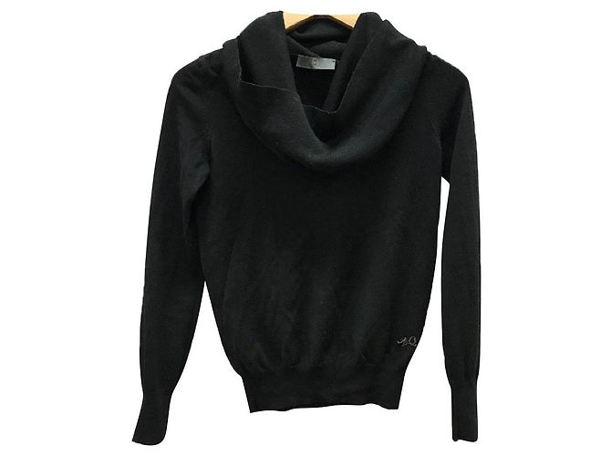 *MCQ ALEXANDER McQUEEN Women's S Size Wool Long Sleeve Sweater Turtleneck Black