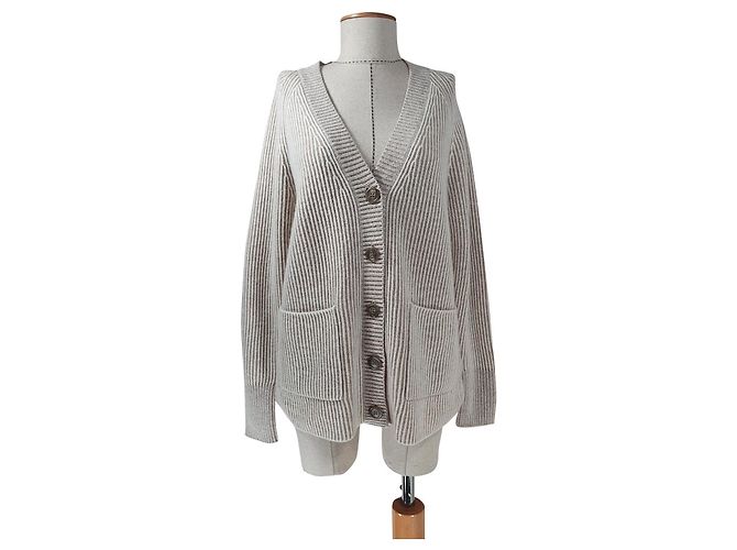 Autre Marque Repeat Kaschmir Cardigan Beige L XL