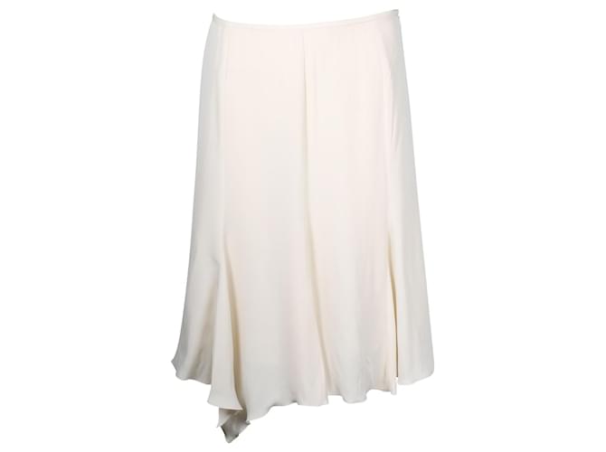 Armani Cream Asymmetrical Skirt  ref.723103