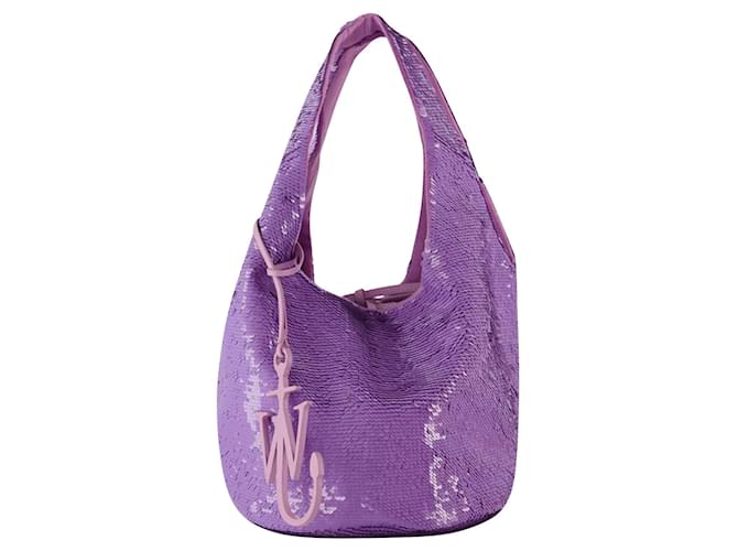 JW Anderson Mini Sequin Tote Bag - J.W. Anderson -  Lilac - Leather Purple  ref.723363