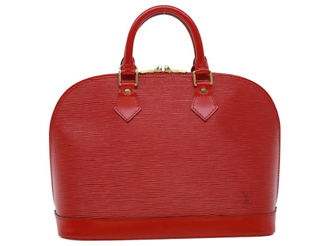 Louis Vuitton Alma Red Leather  ref.723469